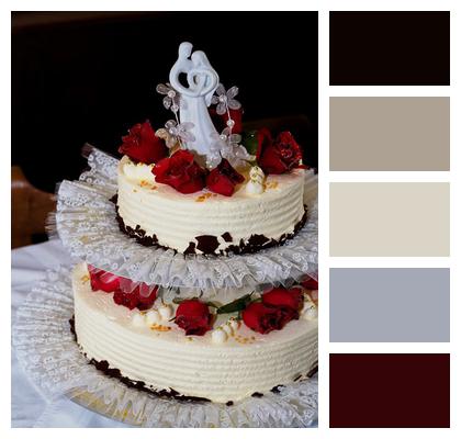 Cake Rose Wedding Cake Image